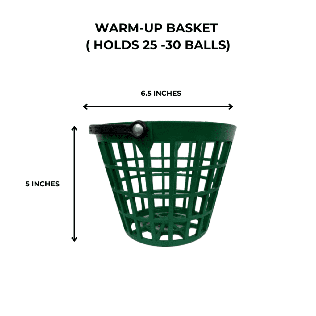 Plastic Driving Range Golf Baskets 6 Sizes & 3 Colors Available!