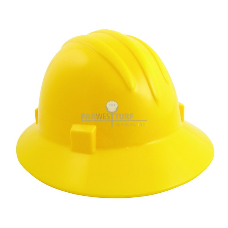 ANSI Approved Hard Hat Full Brim Par West Turf