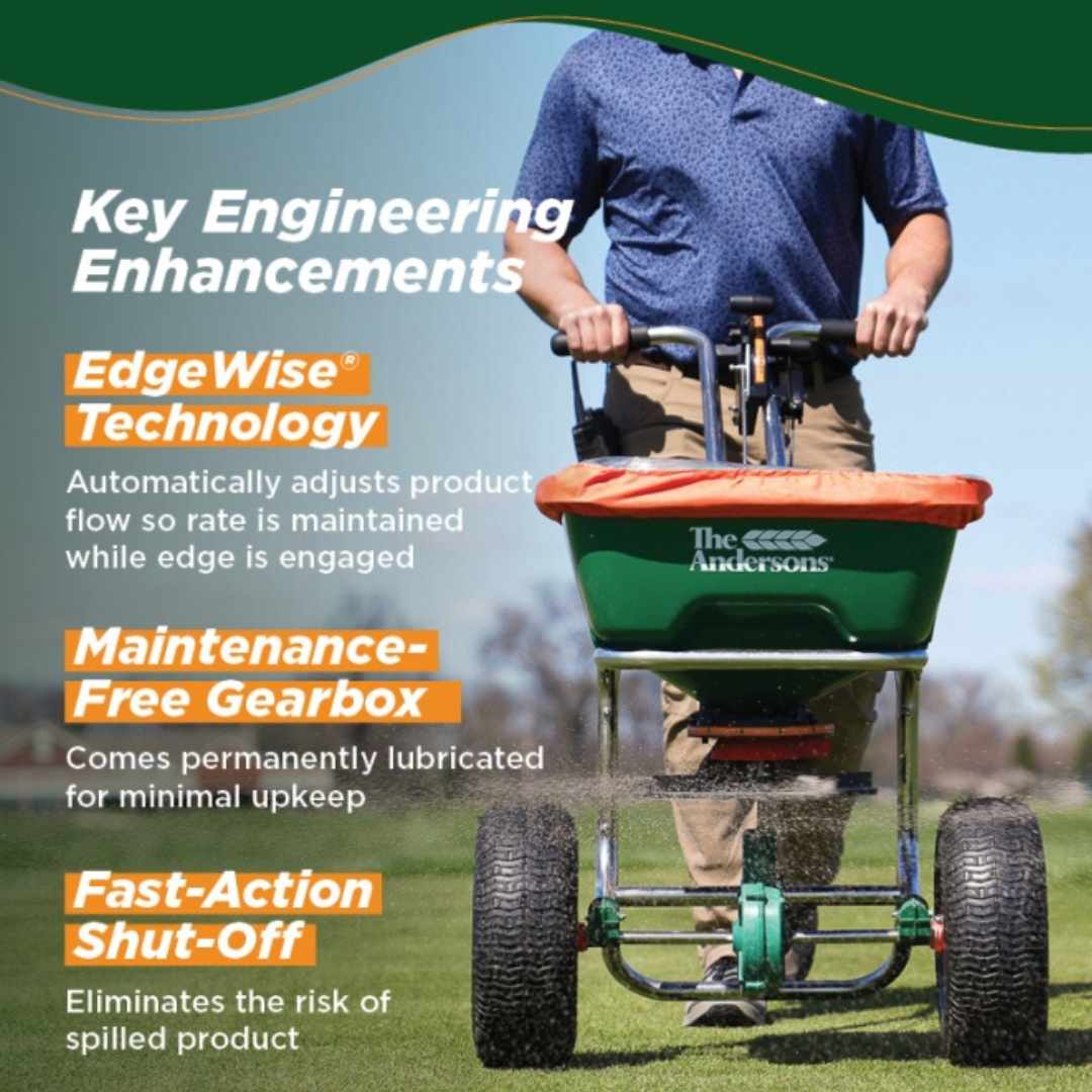 Andersons Model SR2000 Pro Fertilizer Spreader - Key Engineering Enhancements