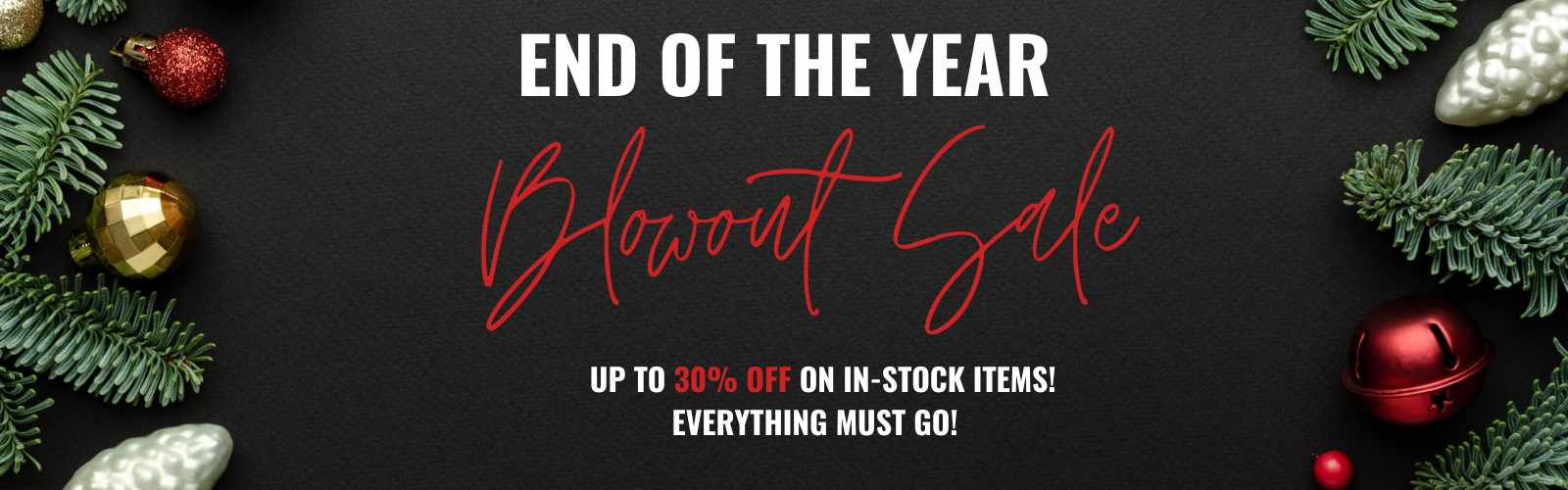 Blowout Sales Banner