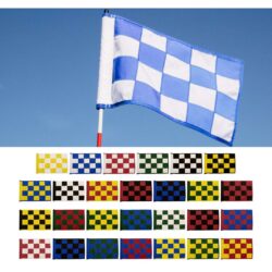 Checkered Golf Regulation Flag - 14 inch x 20 inch