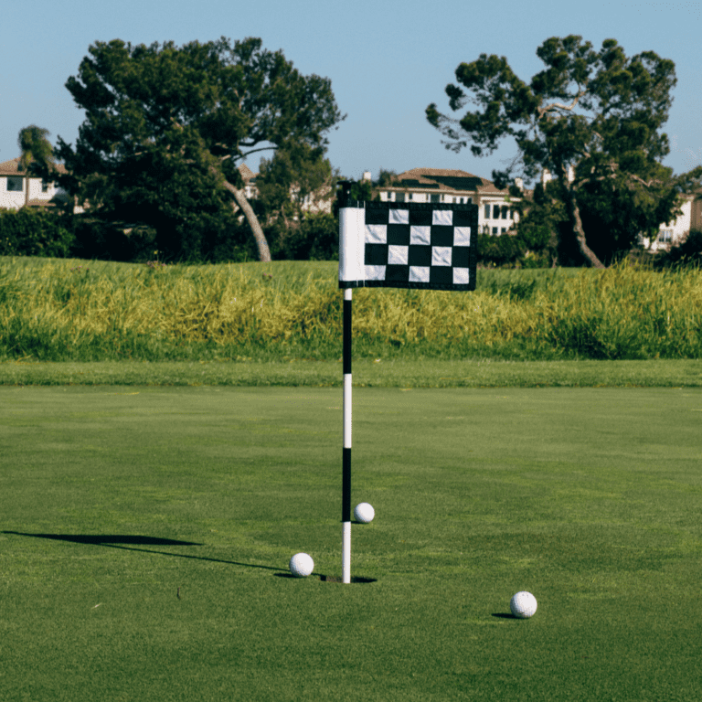 Premium Striped Putting Green Flagsticks - Par West Turf