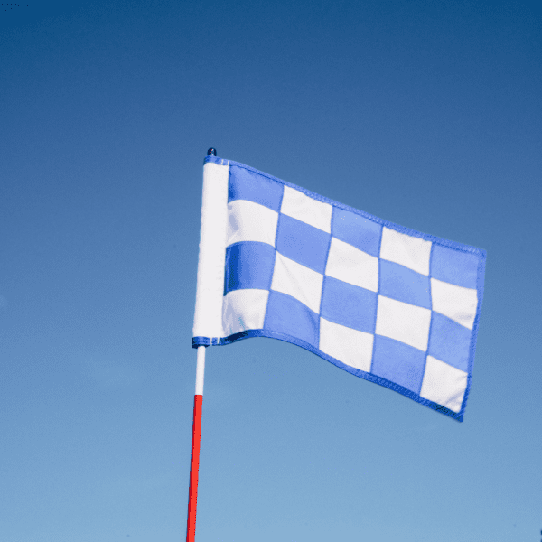 Checkered Regulation Golf Flag - 14 inch x 20 inch 1