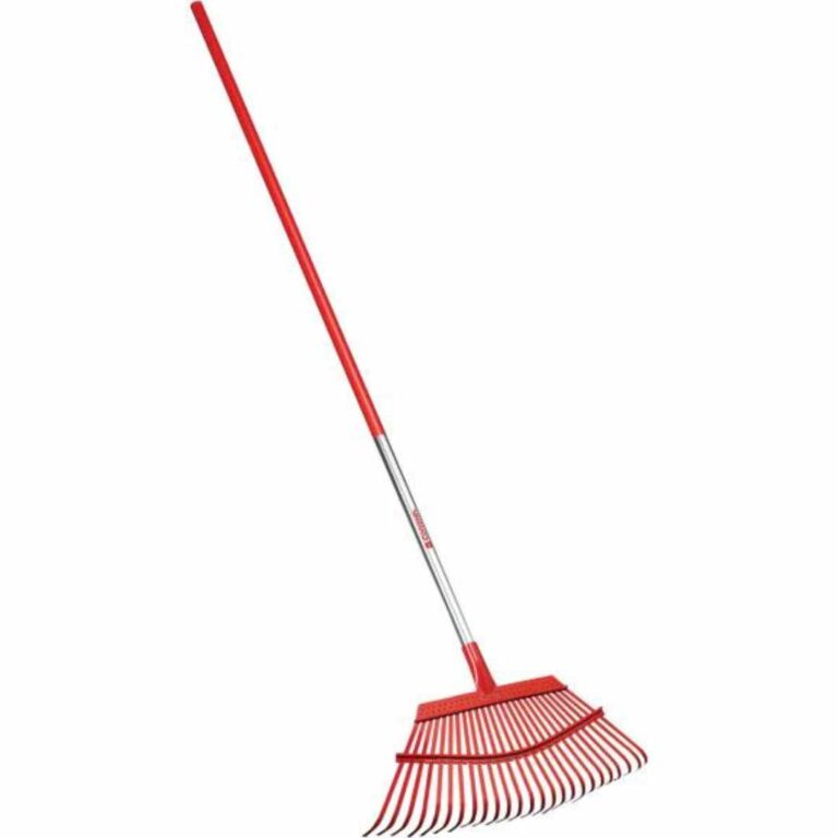 Corona Fixed Tine Leaf Rake, 19 In. Head, Aluminum Handle