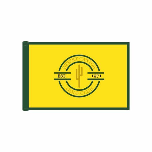 Custom Silkscreened Logo Regulation Pin Flags