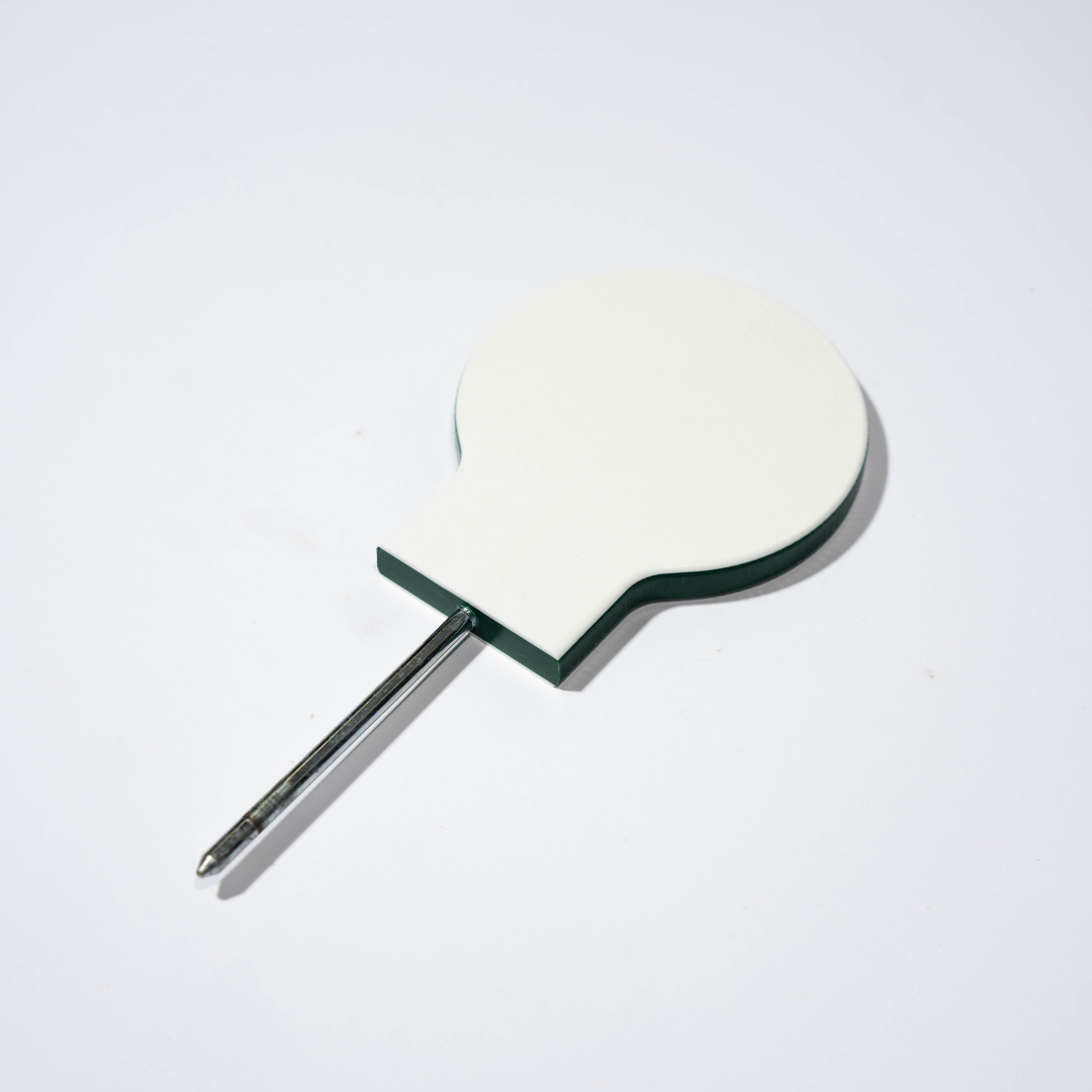 Economy Laminate Tee Marker- white