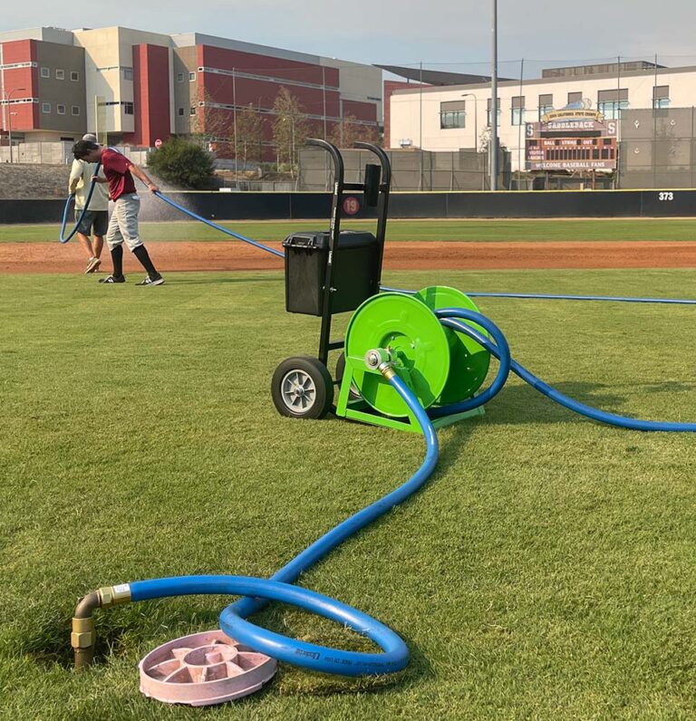 Underhill International Field Caddie Hose Cart Metal Hose Cart