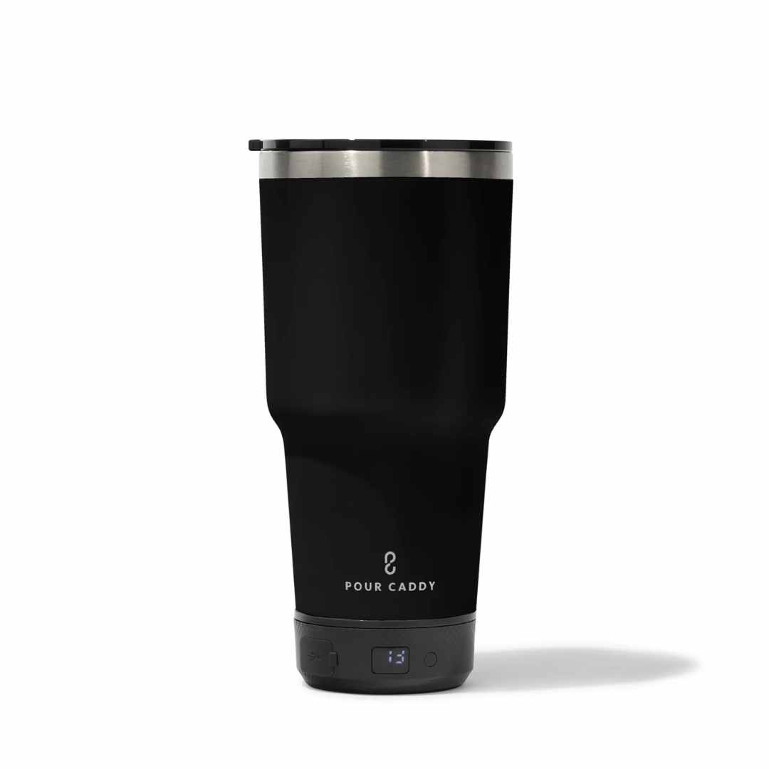 Go Caddy 28oz Vibe Tumbler - 3 Base Options- black - power bank