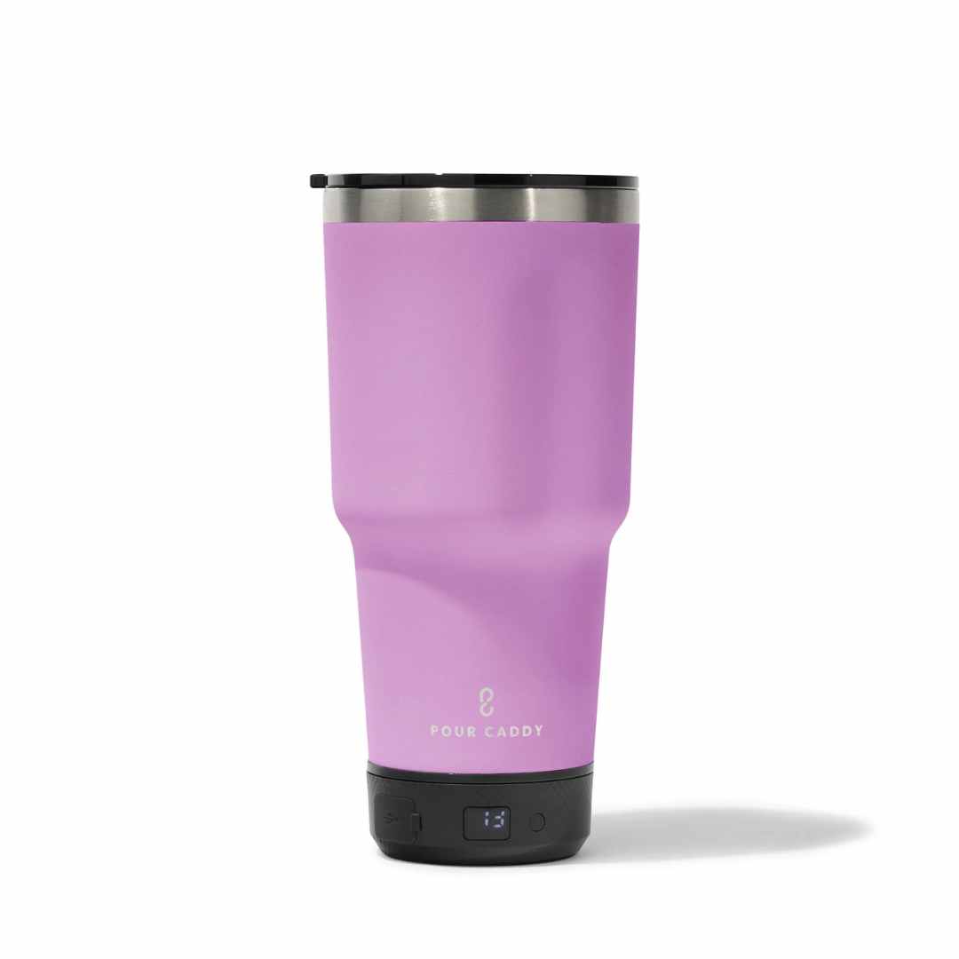 Go Caddy 28oz Vibe Tumbler - 3 Base Options- pink - power bank
