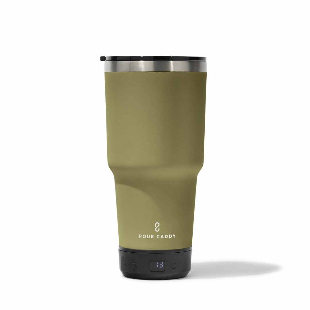 Go Caddy 28oz Vibe Tumbler - 3 Base Options- sandstone- power bank