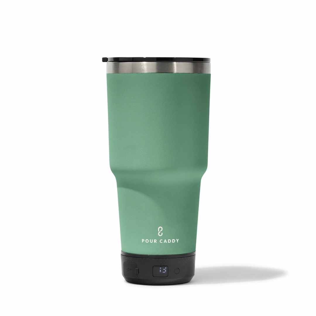 Go Caddy 28oz Vibe Tumbler - 3 Base Options- seafoam- power bank