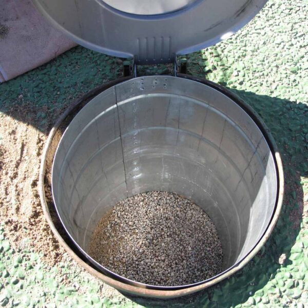 IN-GROUND TRASH CAN