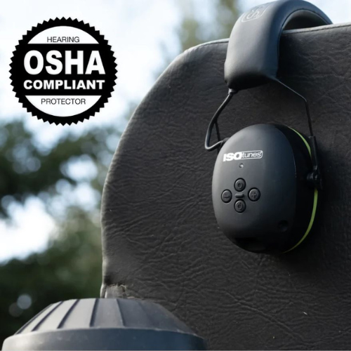 ISOtunes Air Defender Bluetooth Earmuffs OSHA Compliant