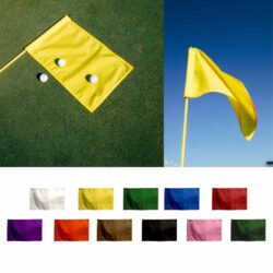 In-Stock Solid Regulation Golf Pin Flag - 14 inch x 20 inch