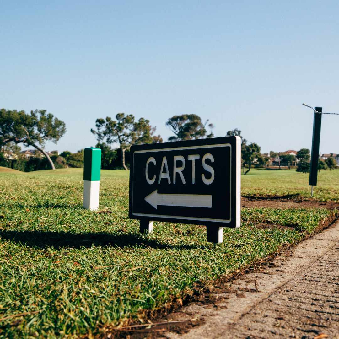 Large Double-Spike Fairway Signs – Perma-Core 2