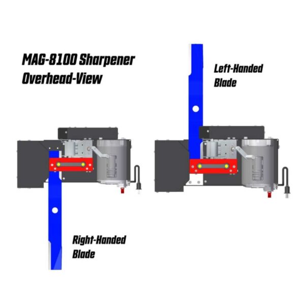 MAG-8100 Lawn Mower Blade Sharpener - Specs 3