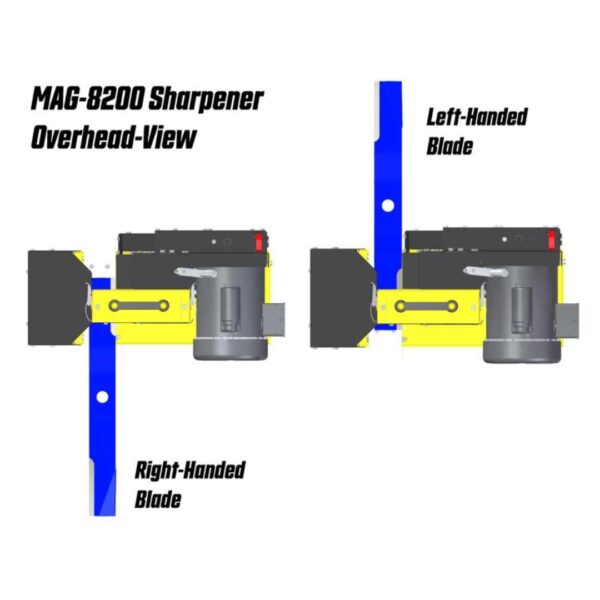 MAG-8200M Lawn Mower Blade Sharpener - Specs 3