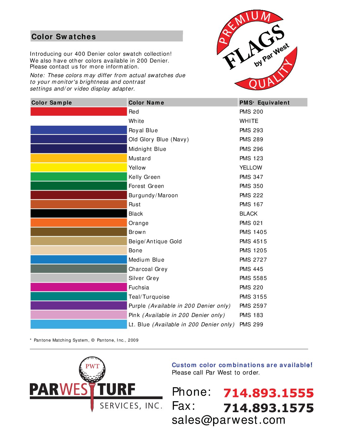 Custom Logo Flags  400 Denier Nylon - Multiple Colors & Styles