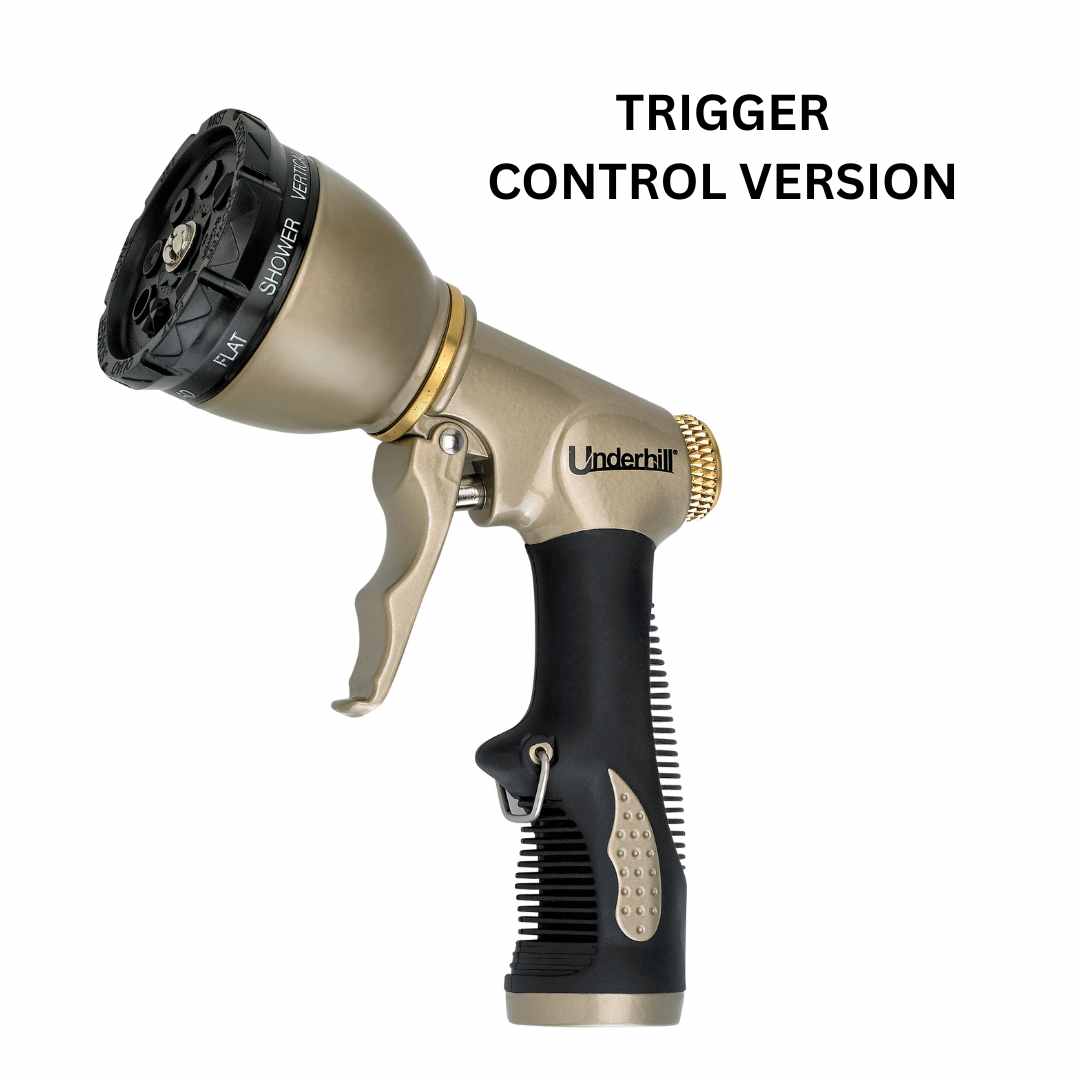 Pattern Master Gold Series Multi-Pattern Spray Nozzles - Underhill International - Trigger Control