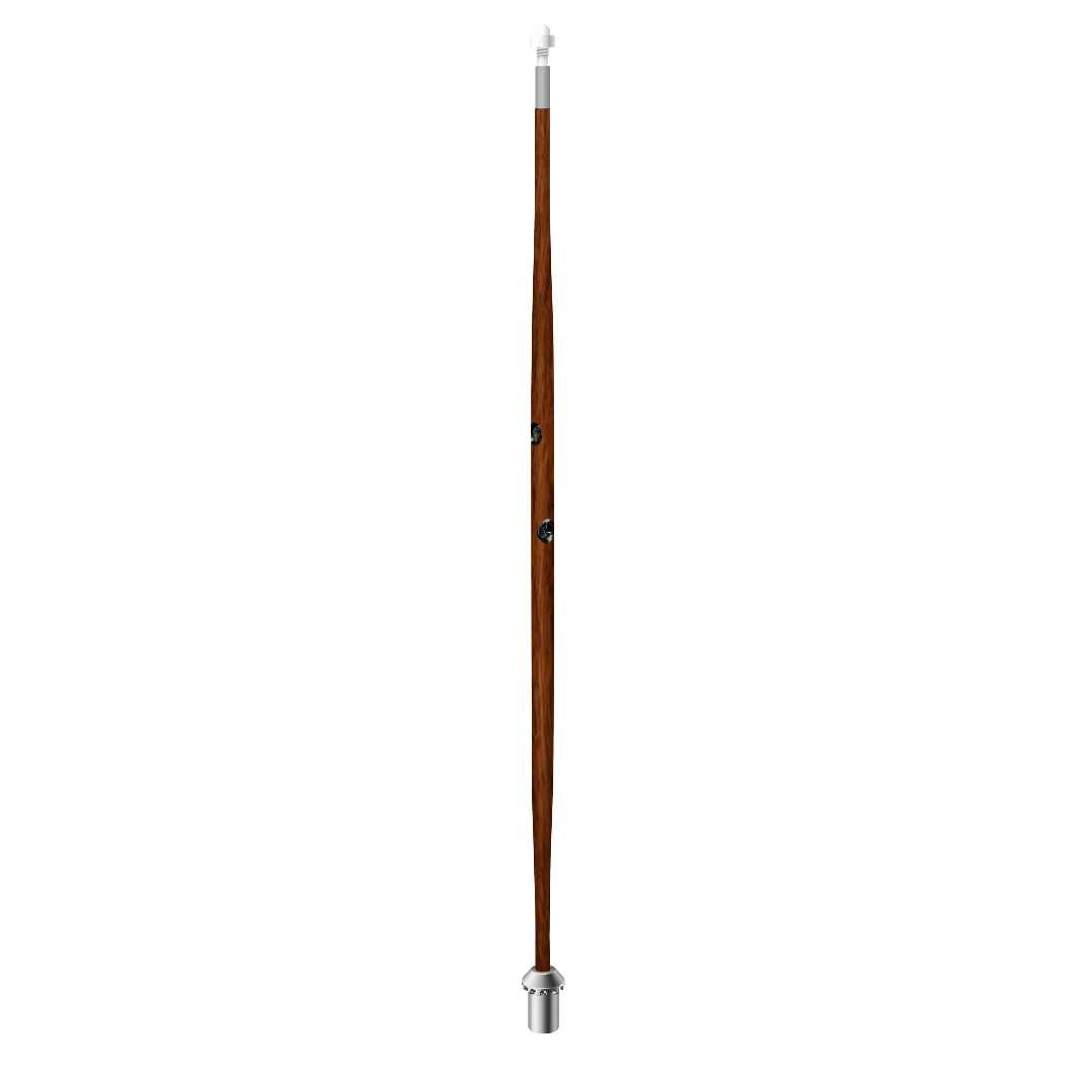 Standard Golf Laser Tournament Flagstick - Wood Grain