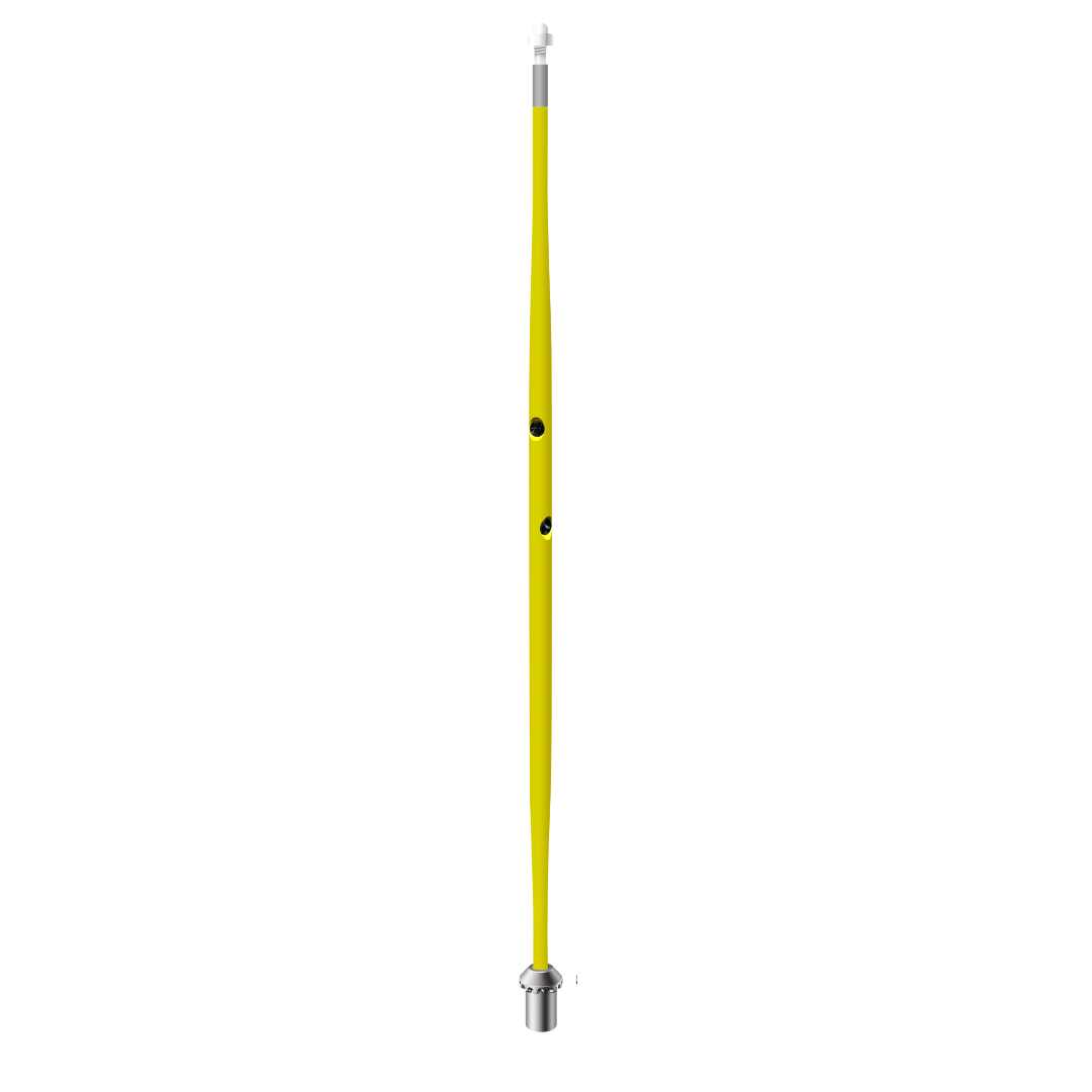 Standard Golf Laser Tournament Flagstick - Yellow
