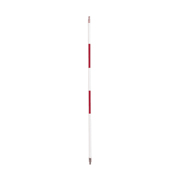 Standard Golf Practice Green Rods-WHT_RED Striped