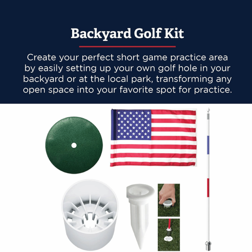 US Flag Backyard Golf Kit Par West Turf