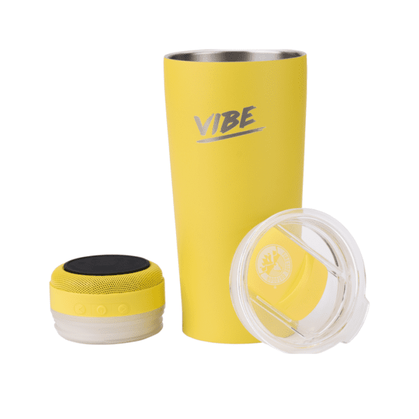 Yellow Vibe Speaker Tumbler STD10723