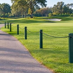 Recycled Plastic Lumber Rope Stakes