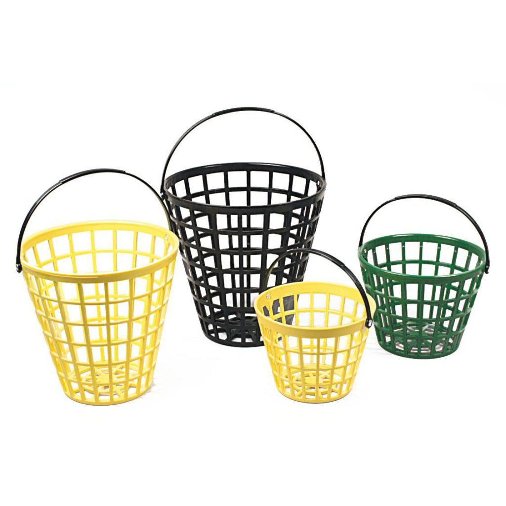 Plastic Driving Range Golf Baskets 6 Sizes & 3 Colors Available!