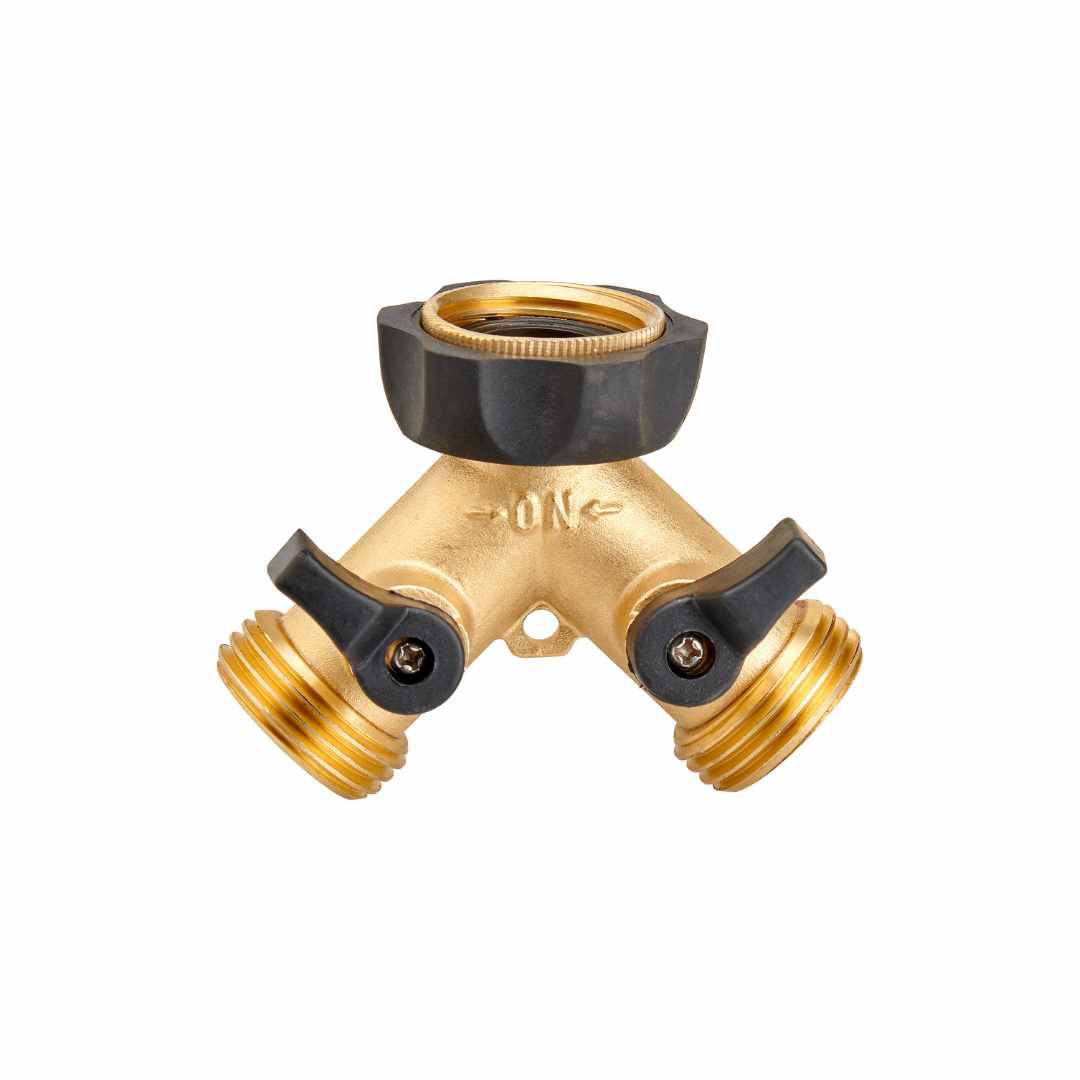 ¾” Brass 2 & 4 Way Hose Tap _ Valves - 2-Way Hose Bib